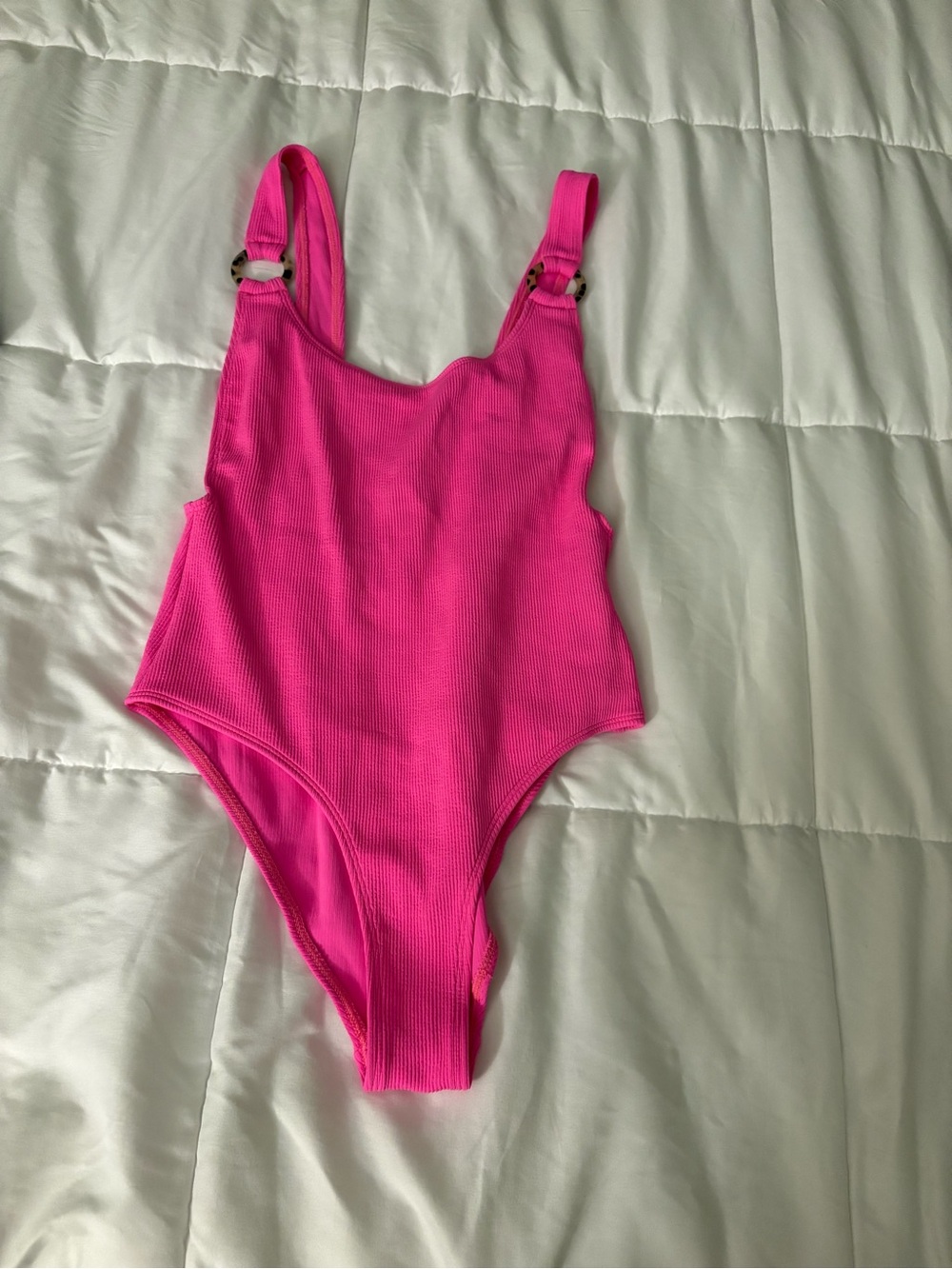 Top shop Bright Pink One-Piece Swimsuit
